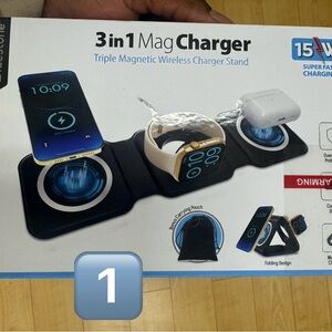 3 in 1 Mag Charger - Black
